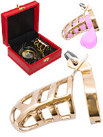 Chastity Cage Parceval - Gold