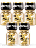 Poppers Gold Rush x5